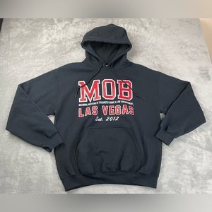 MOB Crime Museum Las Vegas Hoodie Sweatshirt Adult Medium Men’s Hooded Black